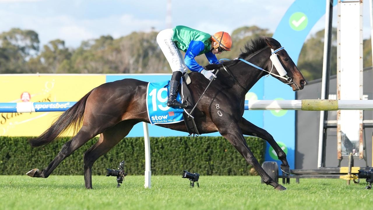 Apprentice jockey Luke Cartwright lost for words after running treble for trainers Peter Moody and Katherine Coleman at Sandown