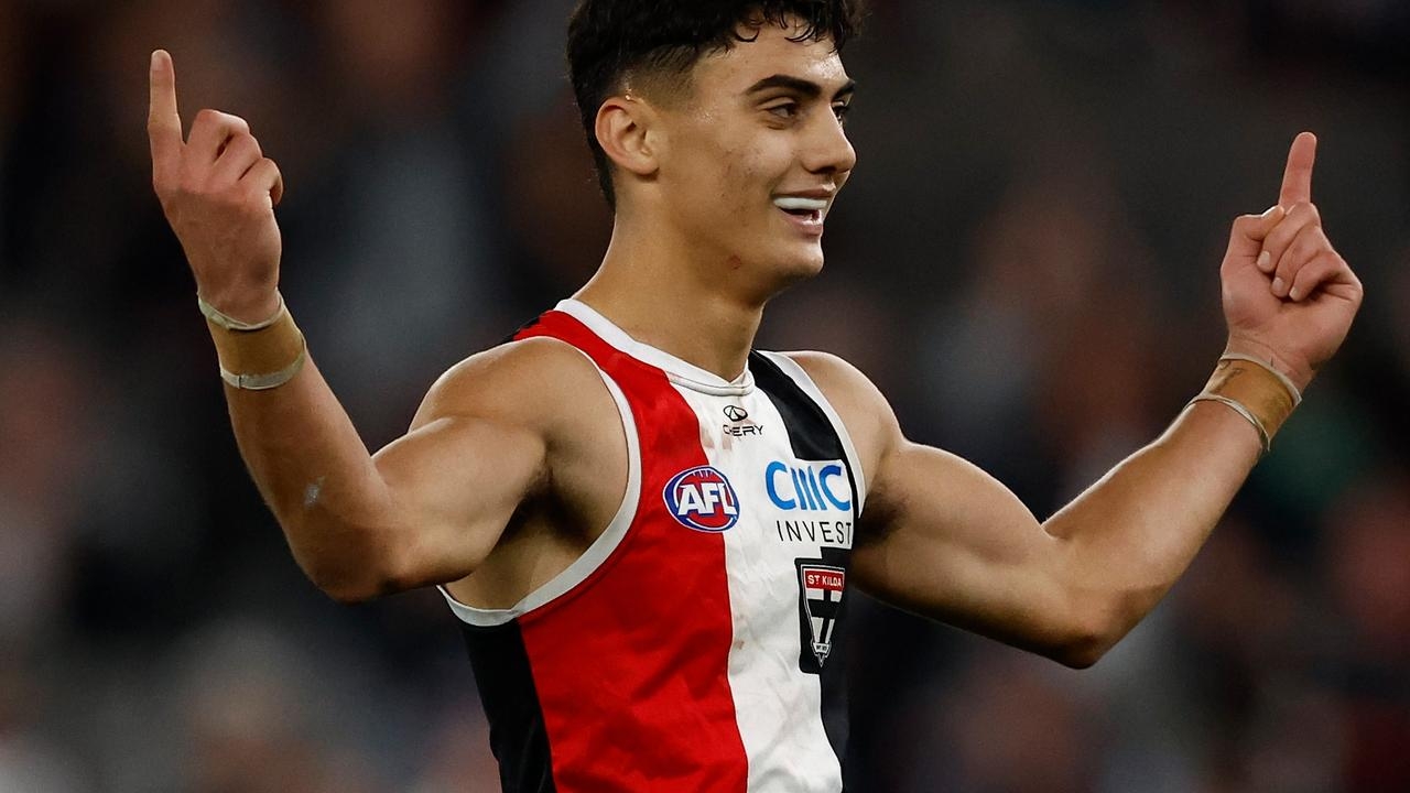 AFL 2025; St Kilda's Huge Garcia earned the round 9 Rising Star
