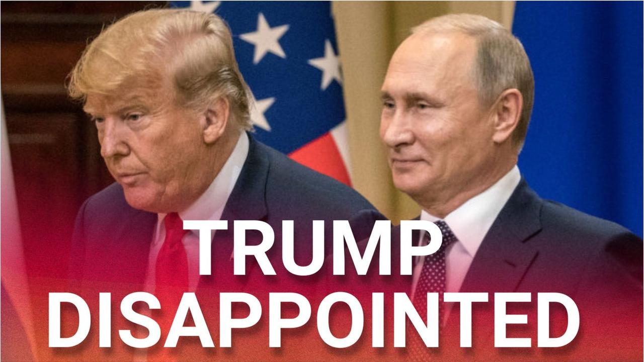 Trump says he's ‘very disappointed' in Putin after phone call