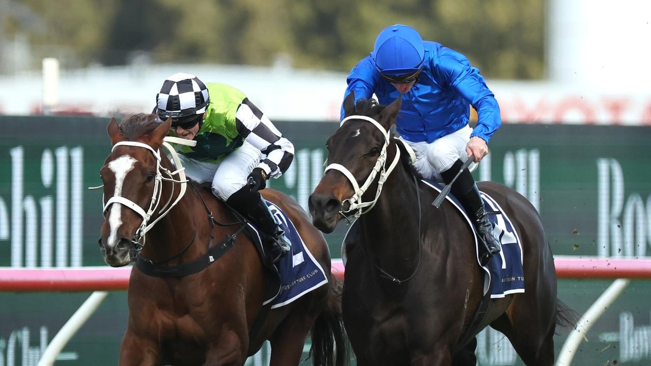James McDonald edges out apprentice Siena Grima on Amusing in a two-horse slugfest at Rosehill