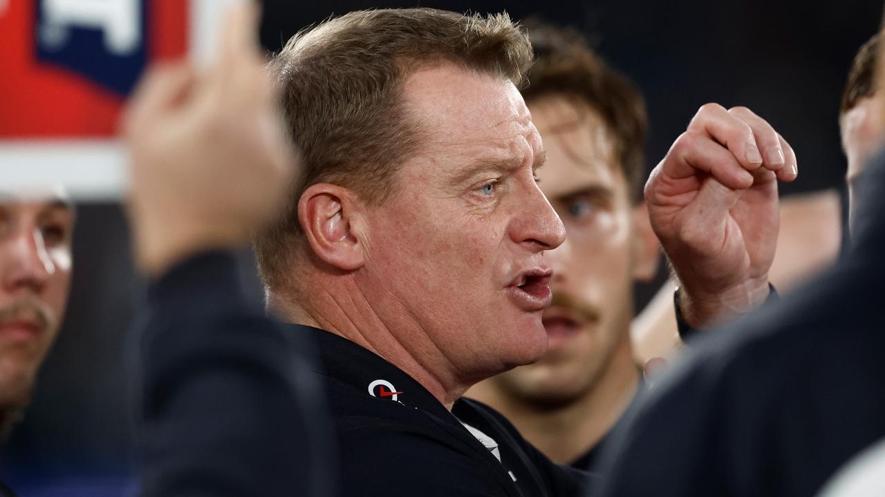 AFL: Carlton coach Michael Voss on what the Blues need to improve in 2026