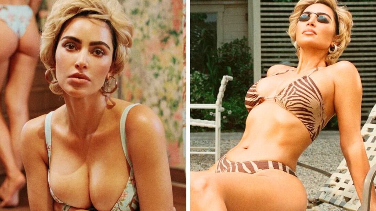 Kim Kardashian and mum Kris Jenner star in wild new Skims x Roberto Cavalli swimwear ad