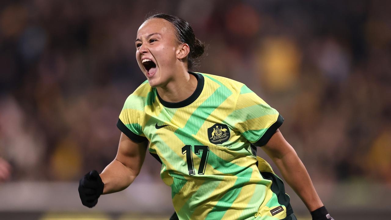 New coach watches on as Matildas smash record with second win