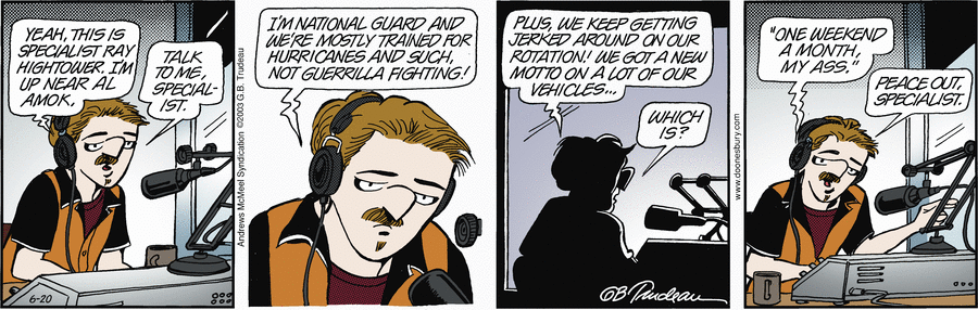 Doonesbury Comic Strips by Garry Trudeau - June 20, 2025