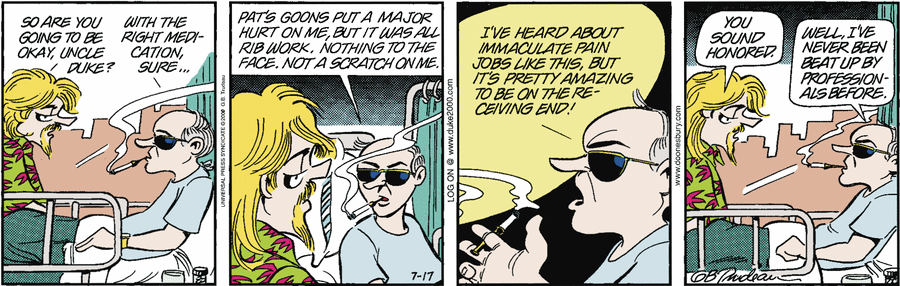 Doonesbury Comic Strips by Garry Trudeau - July 17, 2000