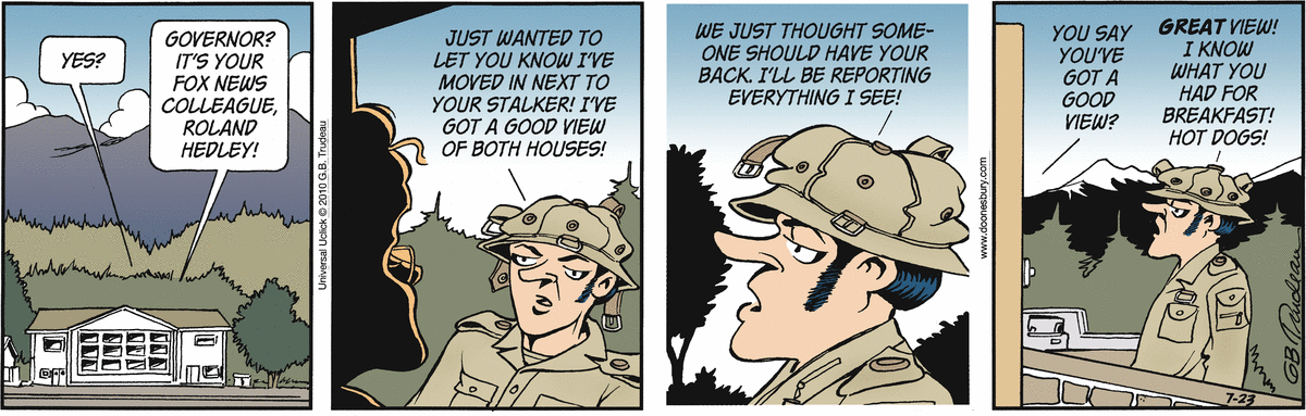 Doonesbury Comic Strips by Garry Trudeau - July 23, 2010