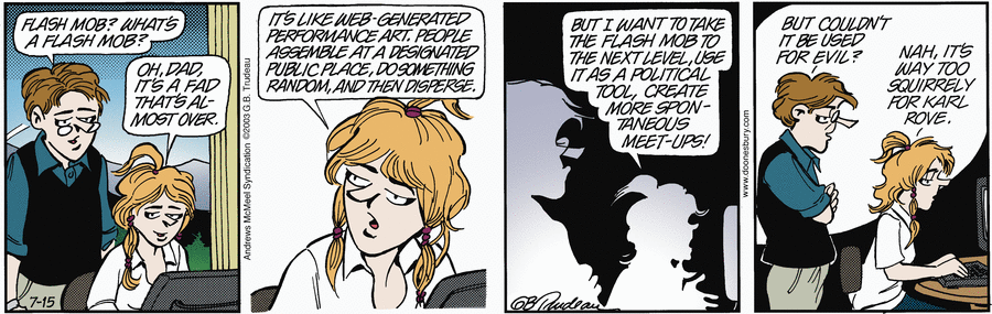 Doonesbury Comic Strips by Garry Trudeau - July 15, 2025