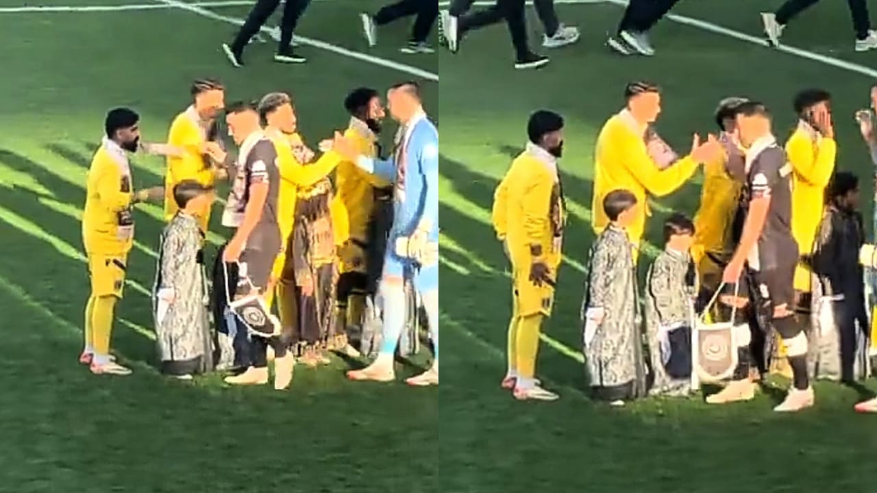 حمدالله يمازح لاعب التعاون محمد الكويكبي .. فيديو