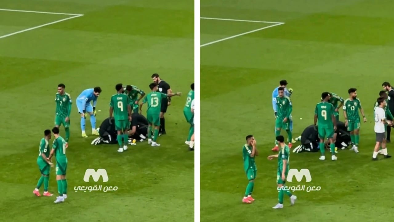 فيصل الغامدي يهدئ أيمن يحيى بعد انفعاله على إصابة كادش .. فيديو