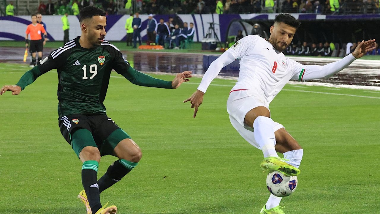 إيران تتغلب على الإمارات بهدفين