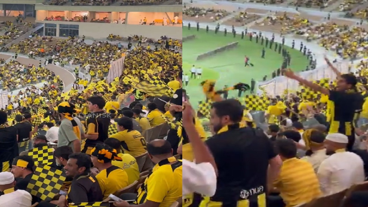 جماهير الاتحاد تحتفل بتعادل الهلال مع الشباب .. فيديو