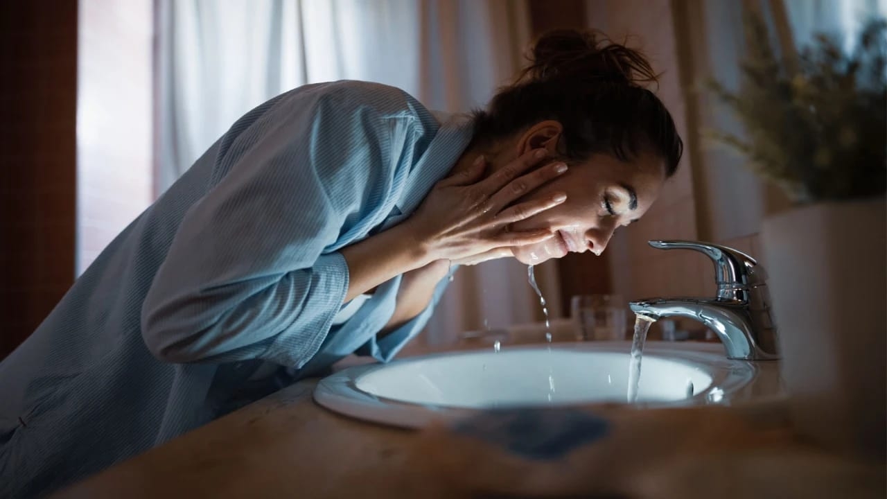 ترك المكياج على الوجه قبل النوم يسرع ظهور التجاعيد