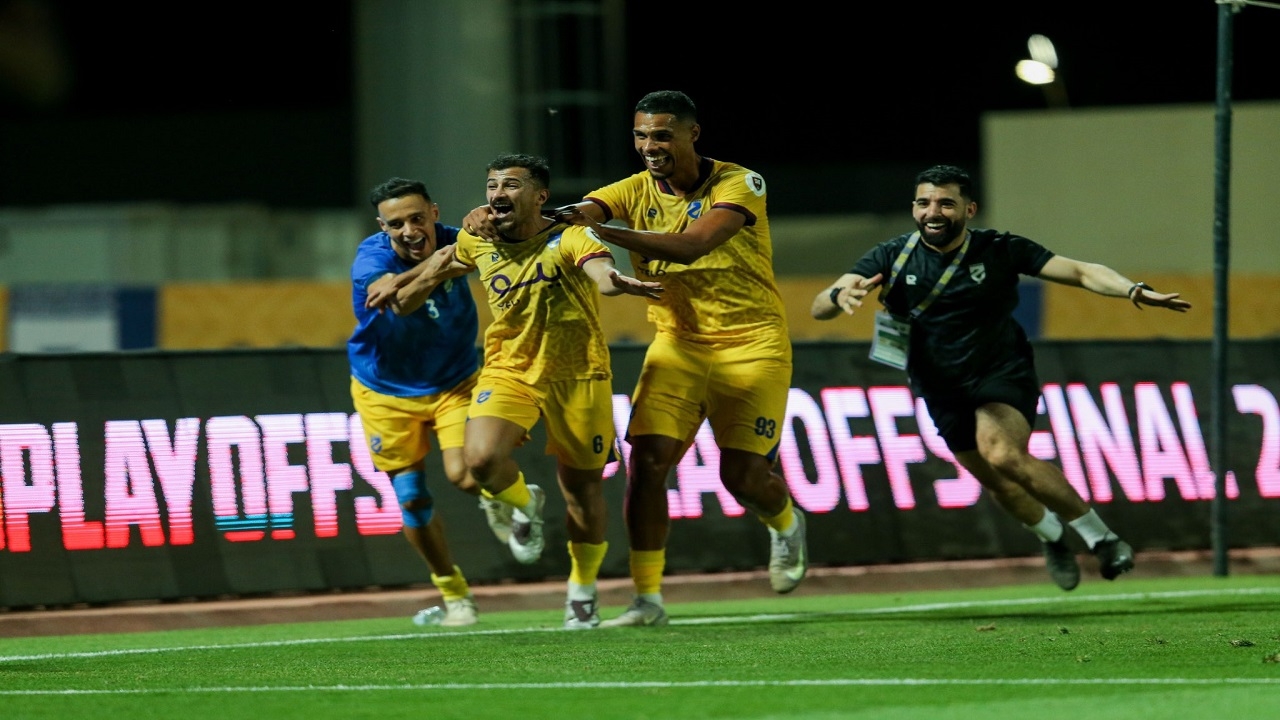 الحزم يصعد رسميا لدوري روشن.. صور