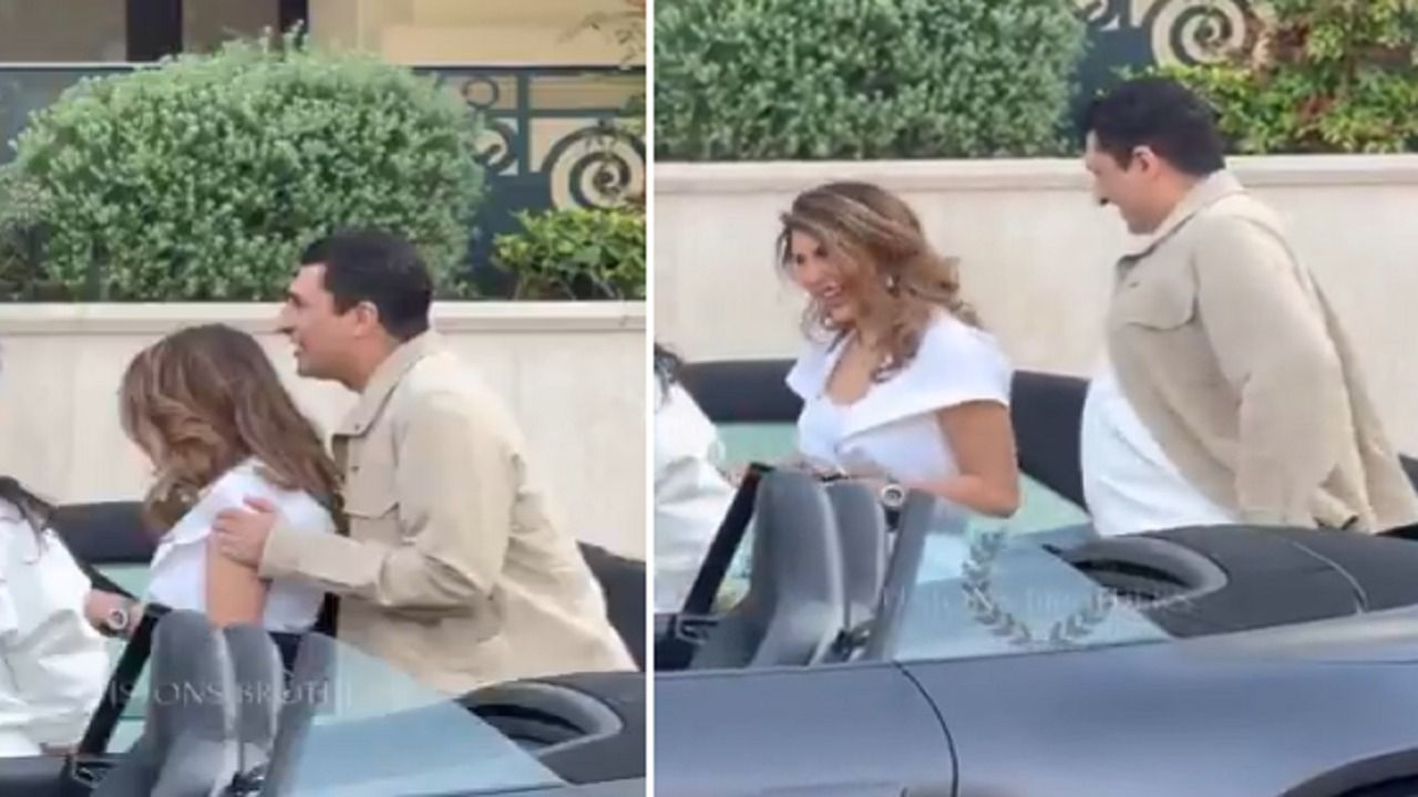 الأمير سهم يظهر برفقة زوجته لأول مرة .. فيديو