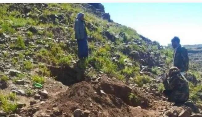 تعرض موقع اثري لهجوم من قبل هولاء
