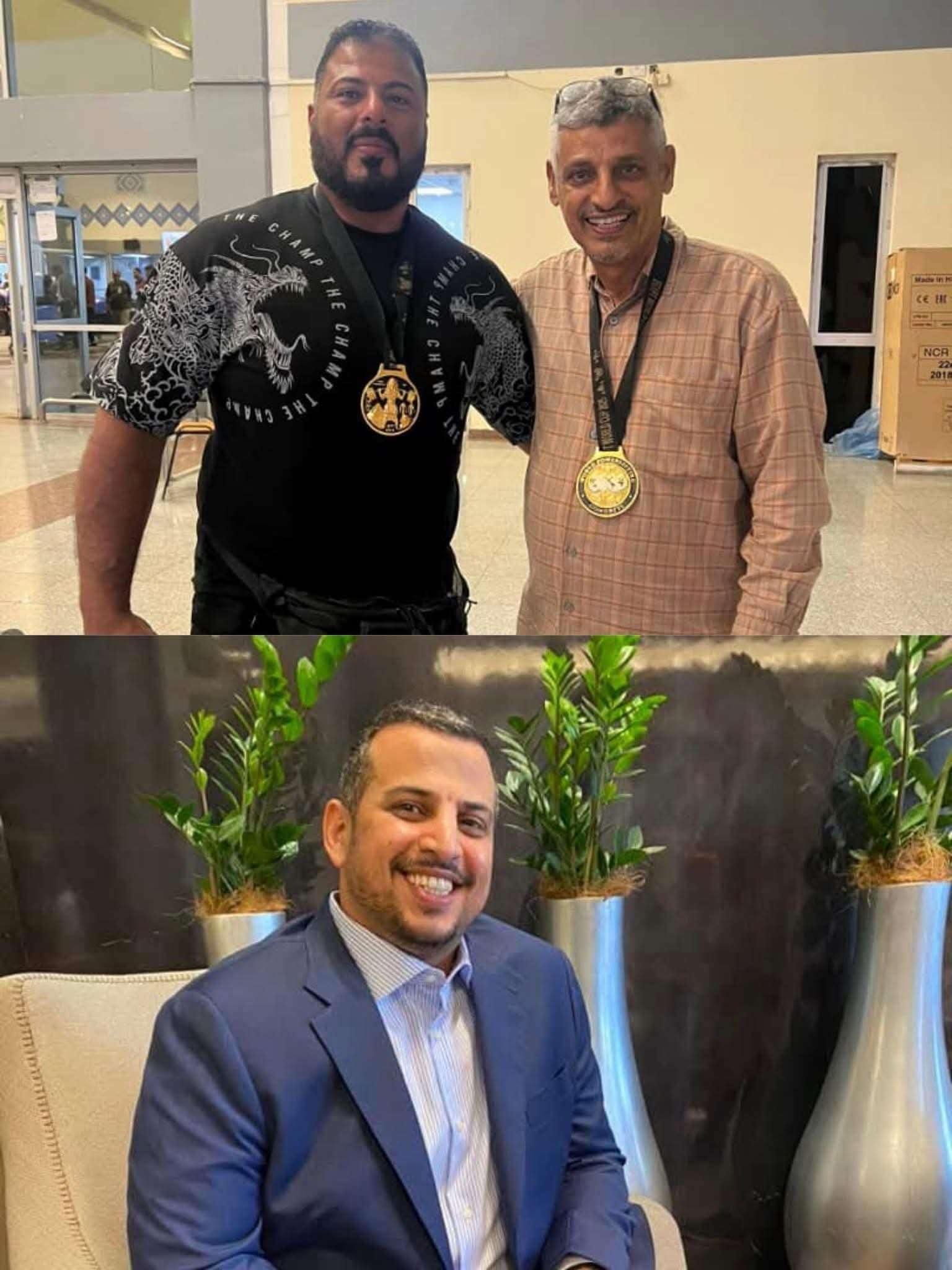 البطل العالمي ادهم يصل عدن