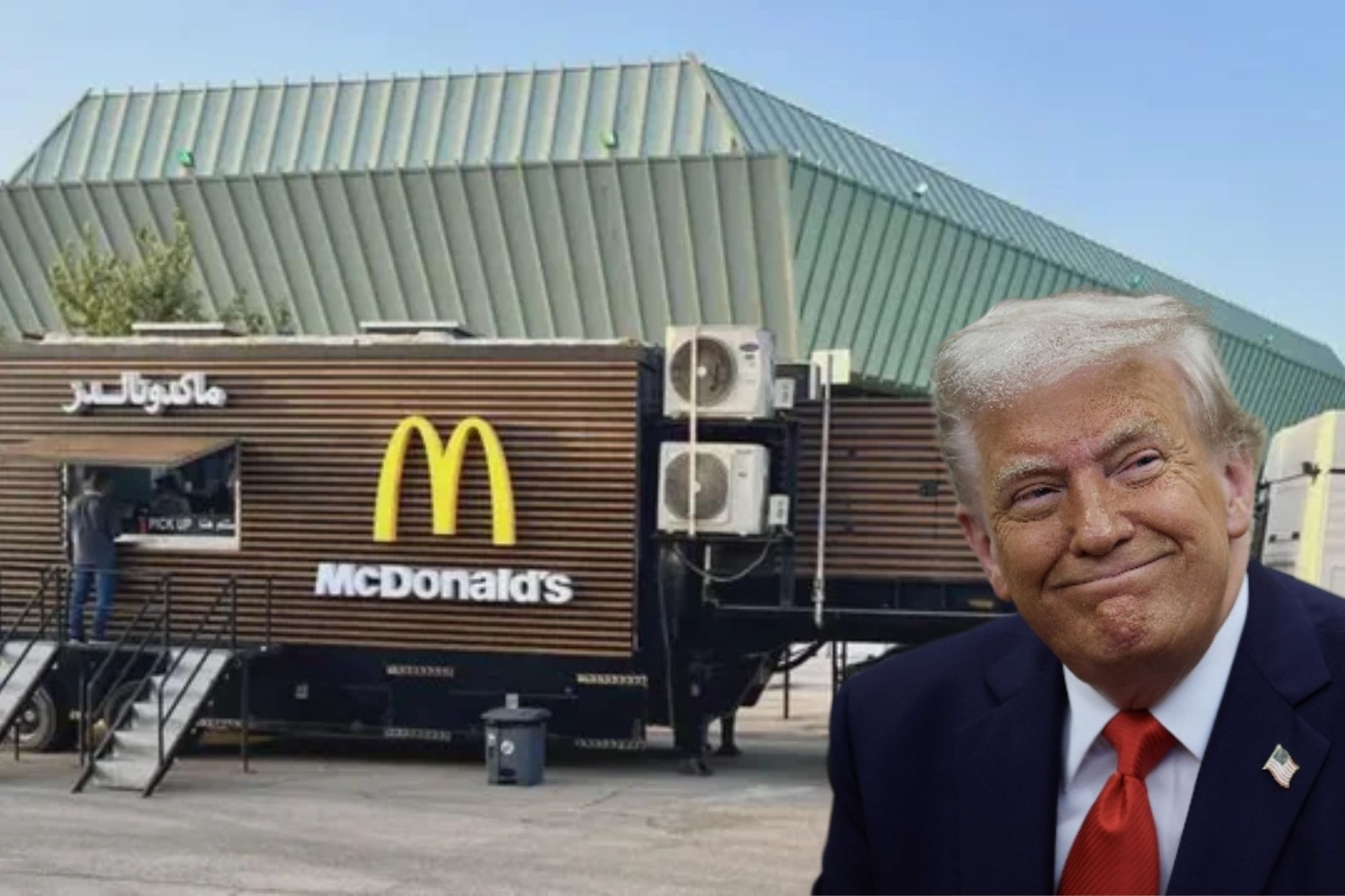 McDonald's on Wheels Welcomed Trump to Saudi Arabia Sparking Wave of Jokes: 'Rolled Out the Golden Arches'