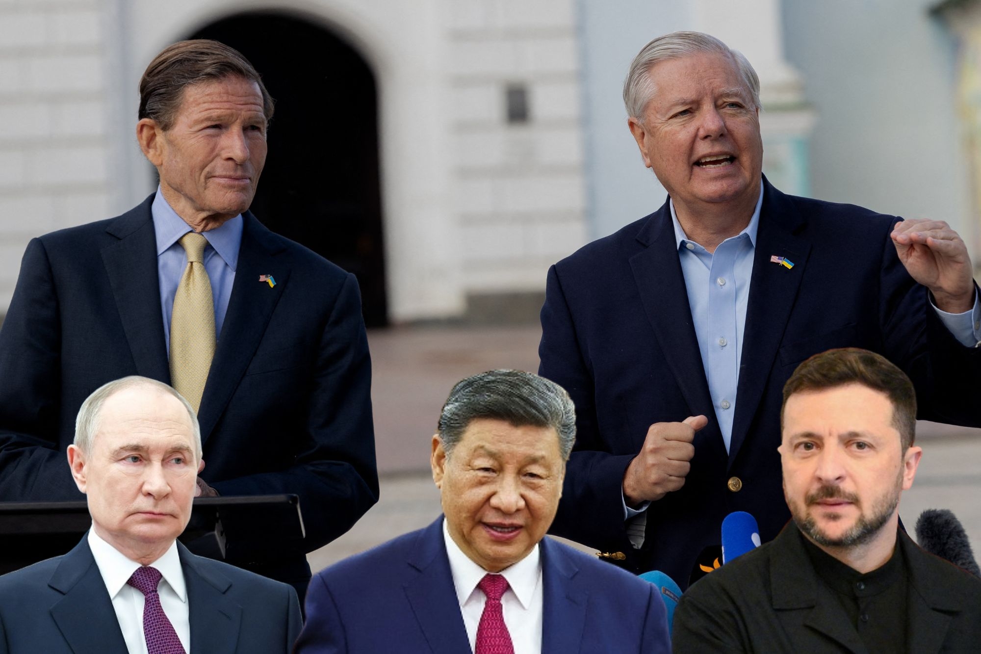 Lindsey Graham Threatens China With 500% Tariff If It Continues Buying 'Cheap Russian Oil' to 'Fuel Putin's War Machine'