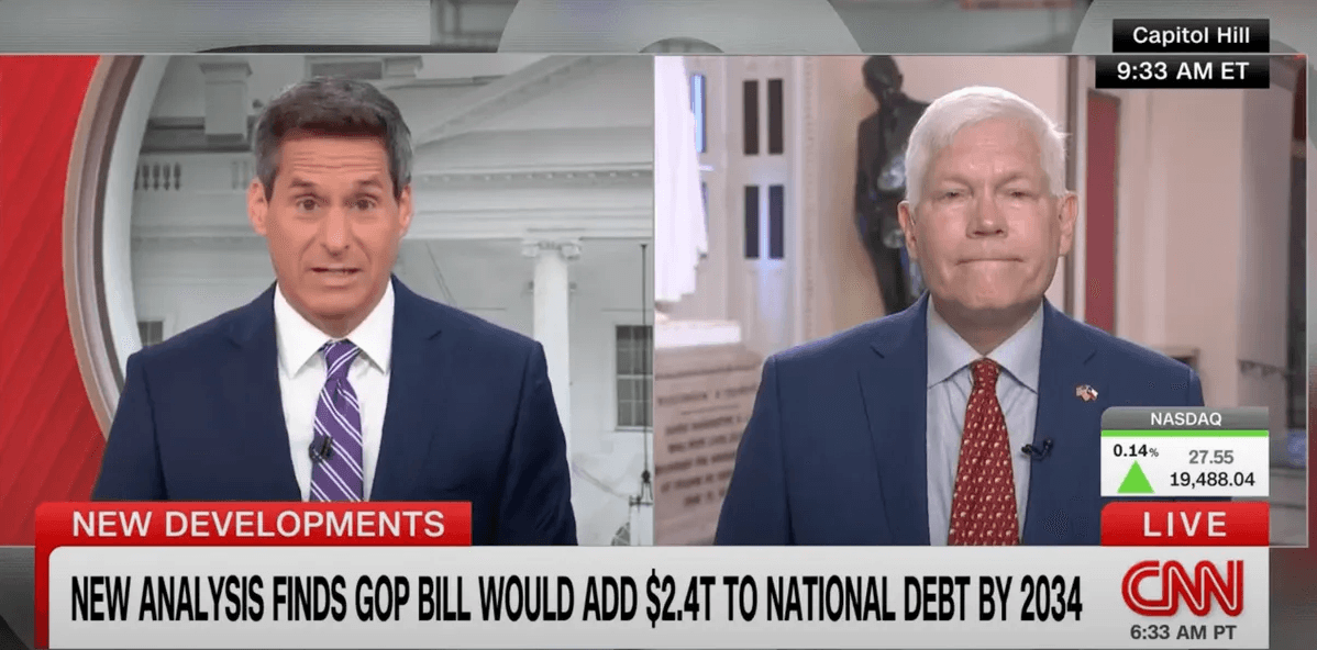Republican Lawmaker Insists His Party is 'Stuck' Trying to Pass Trump's 'Big, Beautiful Bill' Despite Being Against Raising the Deficit