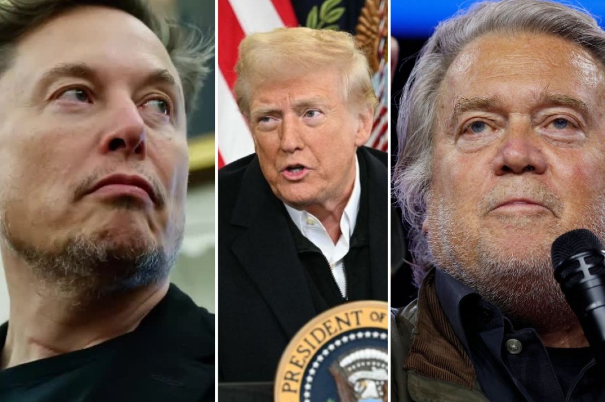Musk Fires Back With Slur After Steve Bannon Called for Trump to Seize SpaceX, Deport the CEO