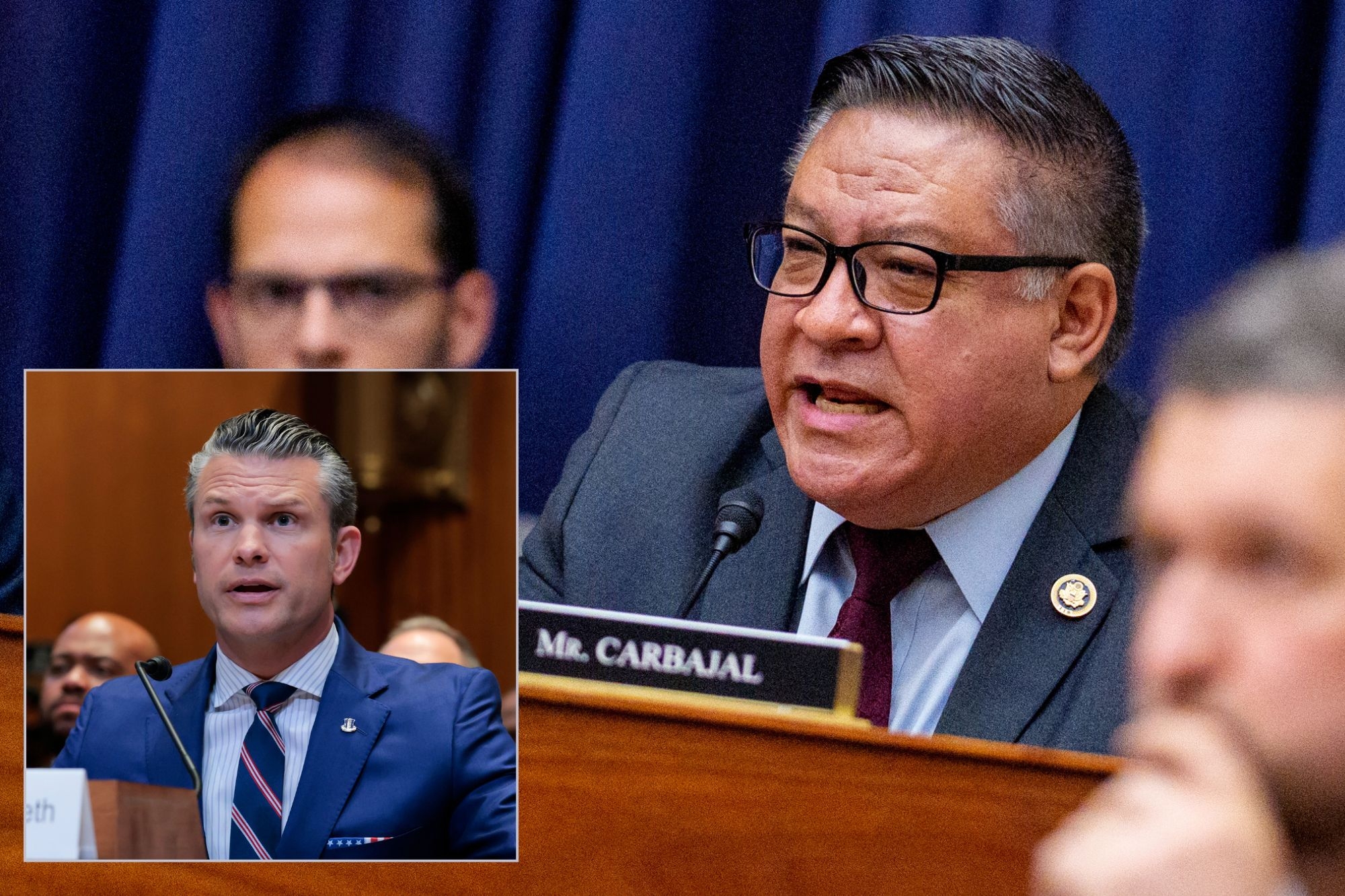 Hegseth Dodges Question About 'Political Allegiance to Trump.' Congressman Tells Him to 'Get the Hell Out'