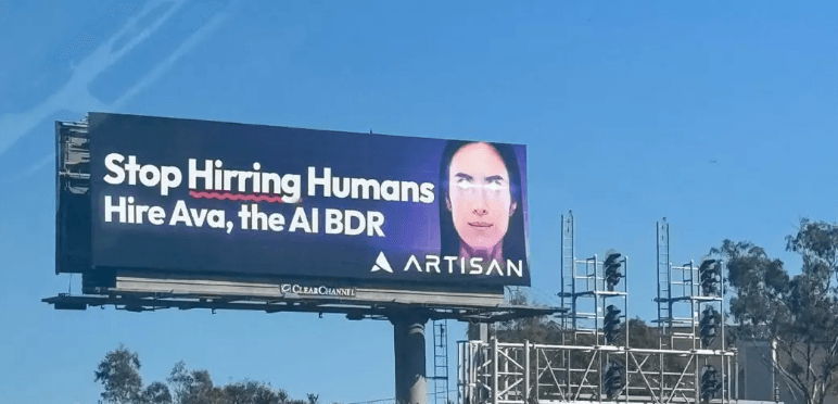 'Stop Hiring Humans:' AI Ad Sparks Meltdown In Midtown Manhattan