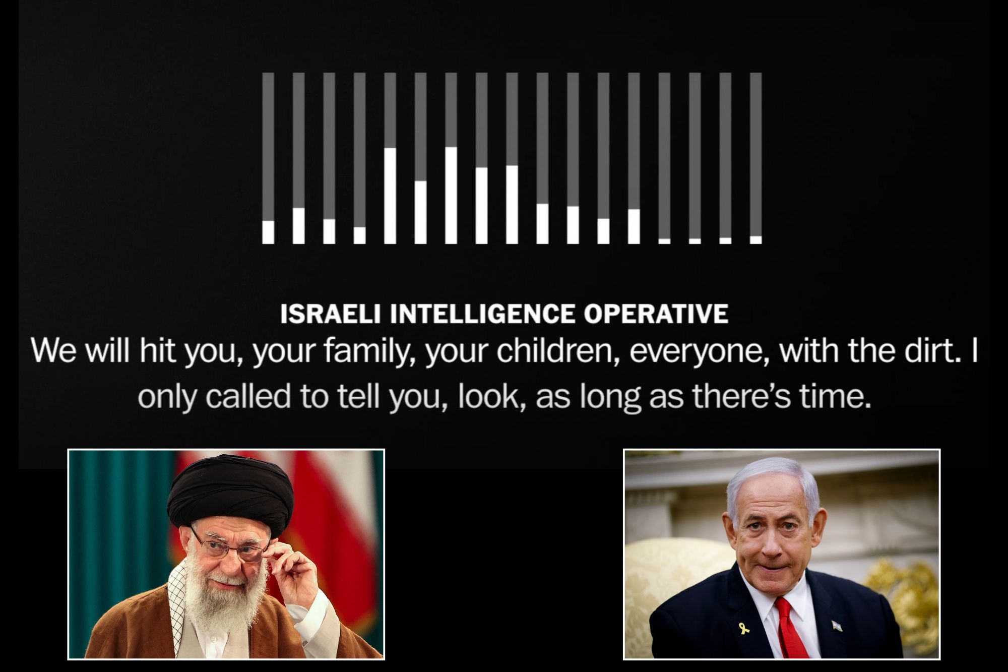 Iranian General Ordered to Revoke Support for Country's Ruler in Threatening Call From Israeli Officials: 'Otherwise, You're On Our List'