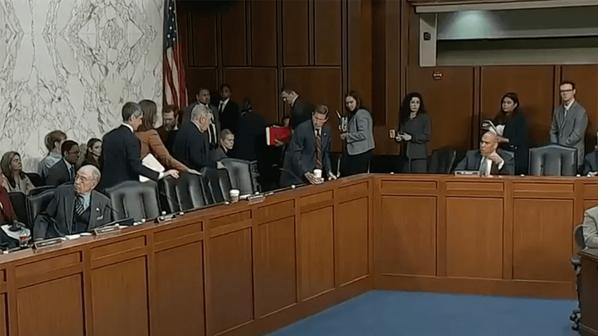 WATCH: Democrat Senators Storm Out of Emil Bove Confirmation Vote While Blasting Republicans of Trying to 'Rush' the Vote