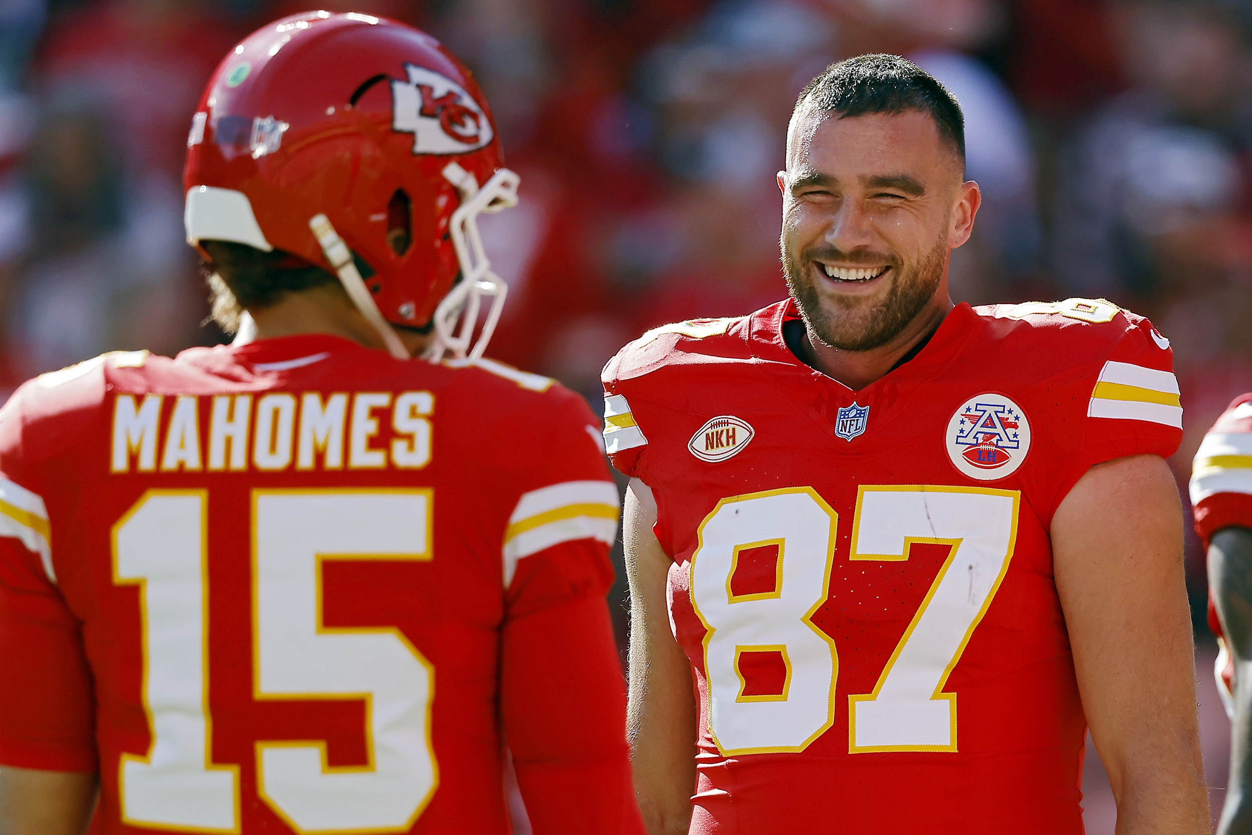 Chiefs' Patrick Mahomes Drops Major Hint at Travis Kelce's Playing Future