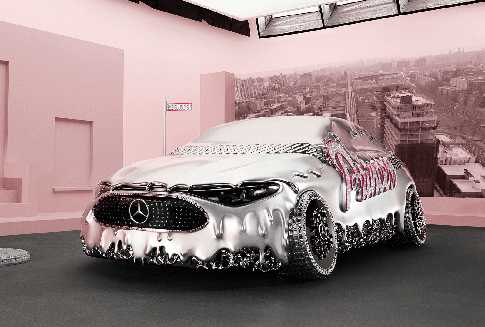 Ice Spice's Custom Mercedes-Benz CLA Is Dipped and Dripped