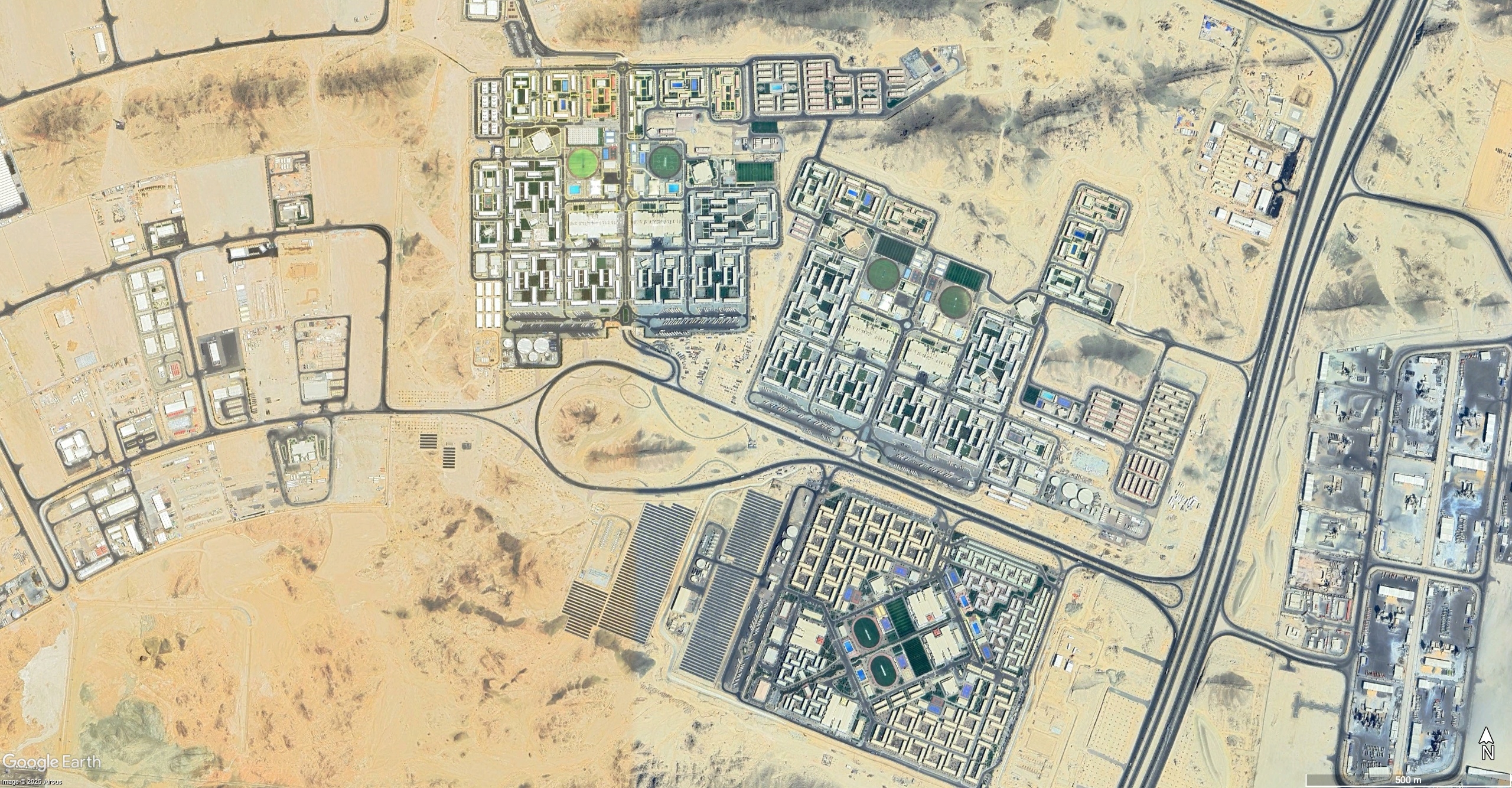 Satellite Images Show Advances on World's Biggest Construction Site