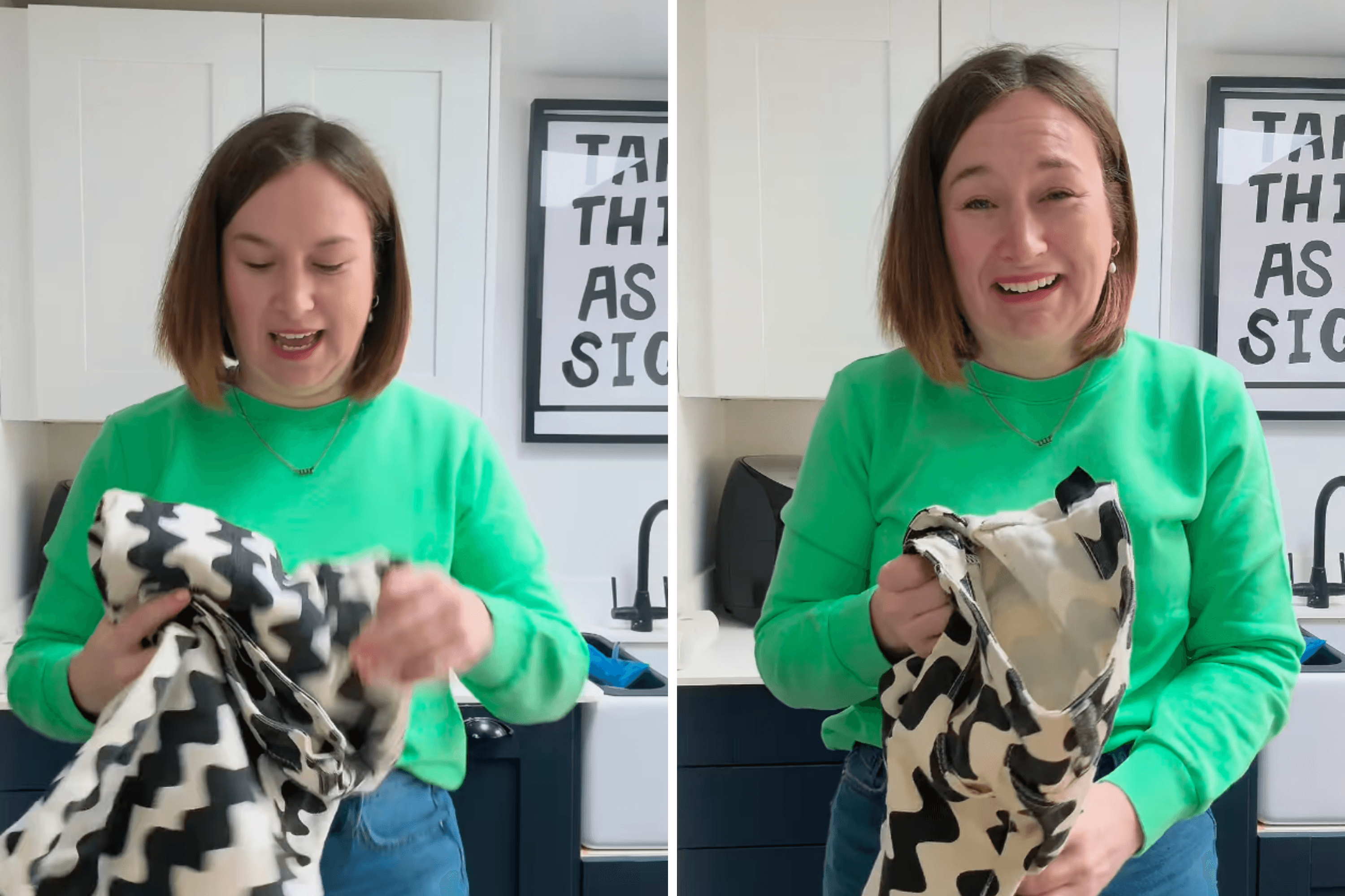 Woman Captures Herself Opening Vinted Bargain, Horror at Extra 'Surprise'