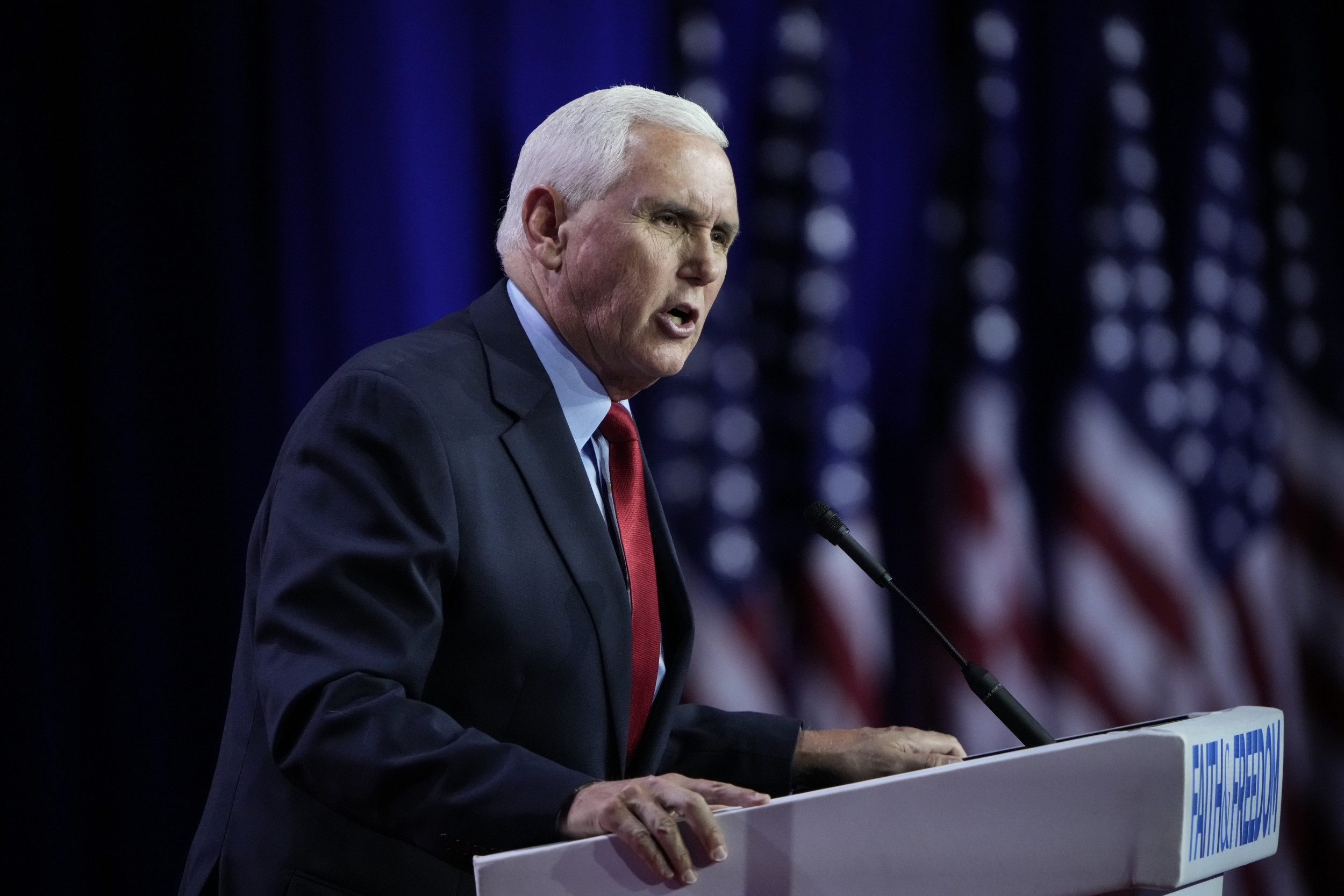 Mike Pence Says Trump Admin Doing 'Same Thing' Biden Did