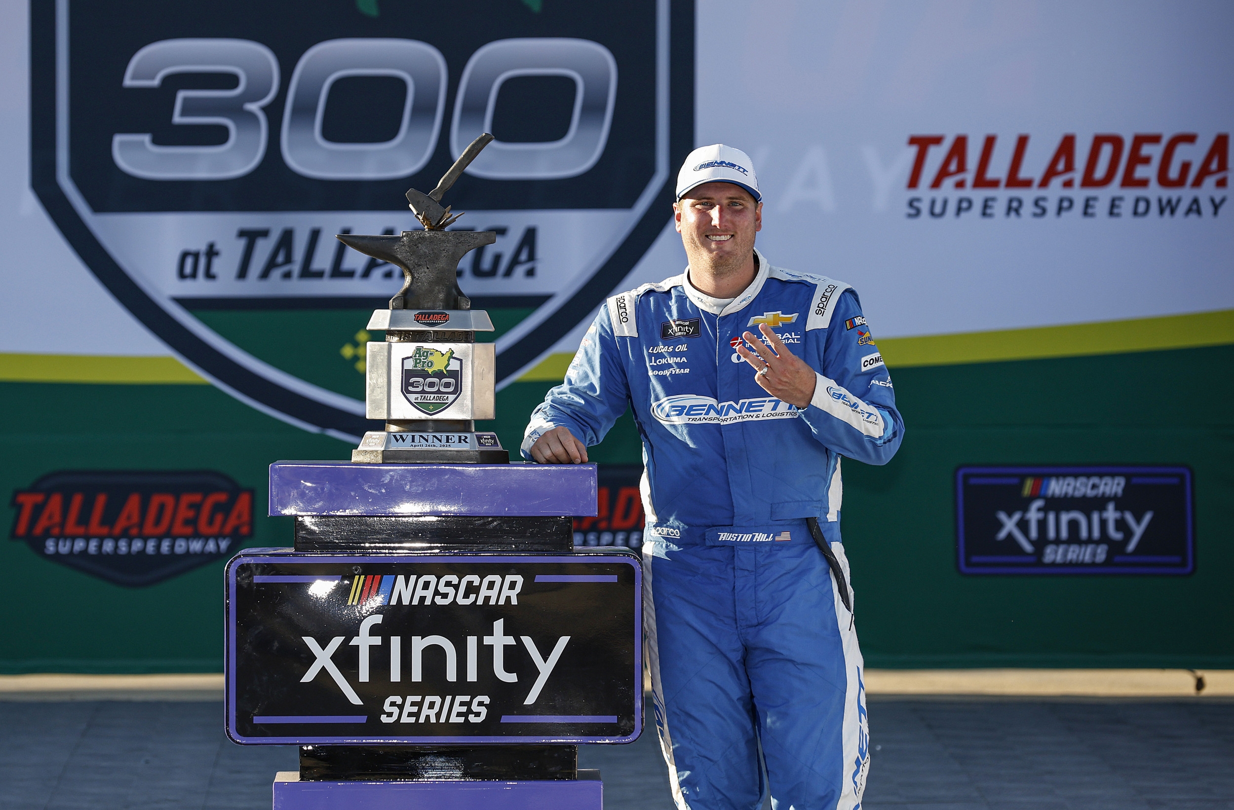 Austin Hill Smashes Superspeedway Record After Surviving Talladega Chaos