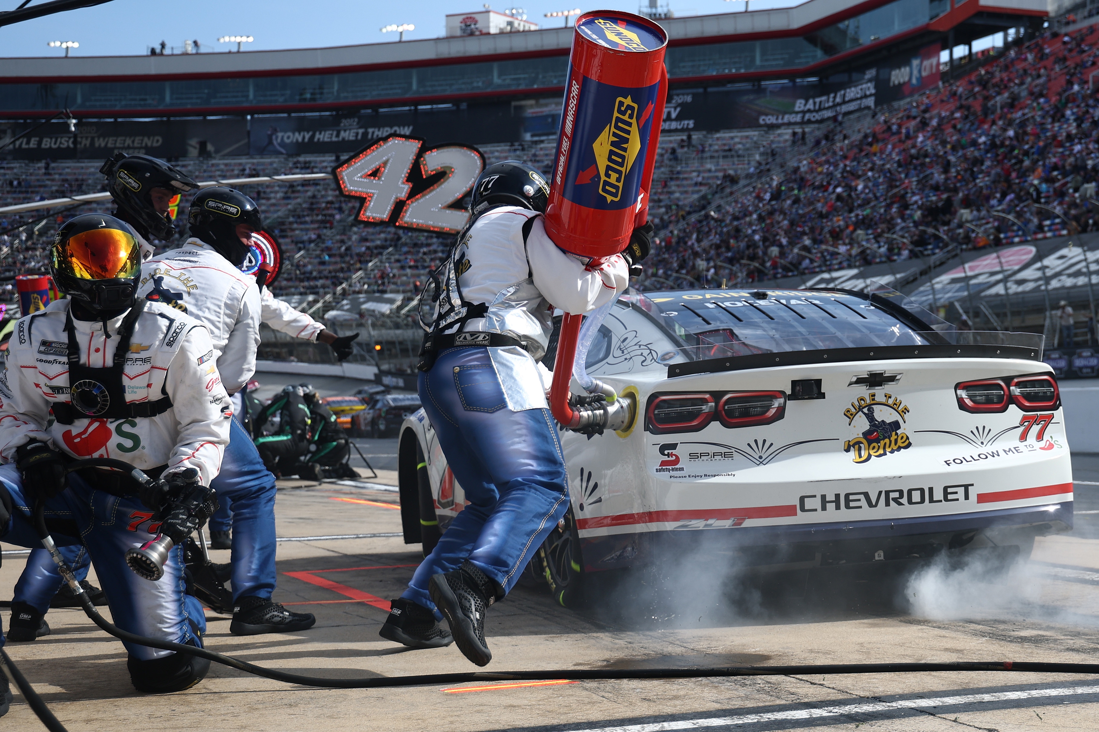 Carson Hocevar Pit Crew Member Caught Up In Scary Incident In Talladega