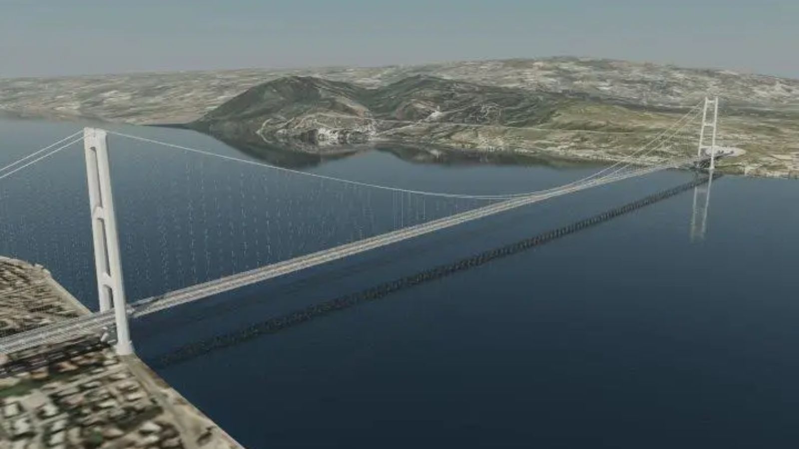 World's Longest Suspension Bridge to Be Built Over Earthquake Fault Line
