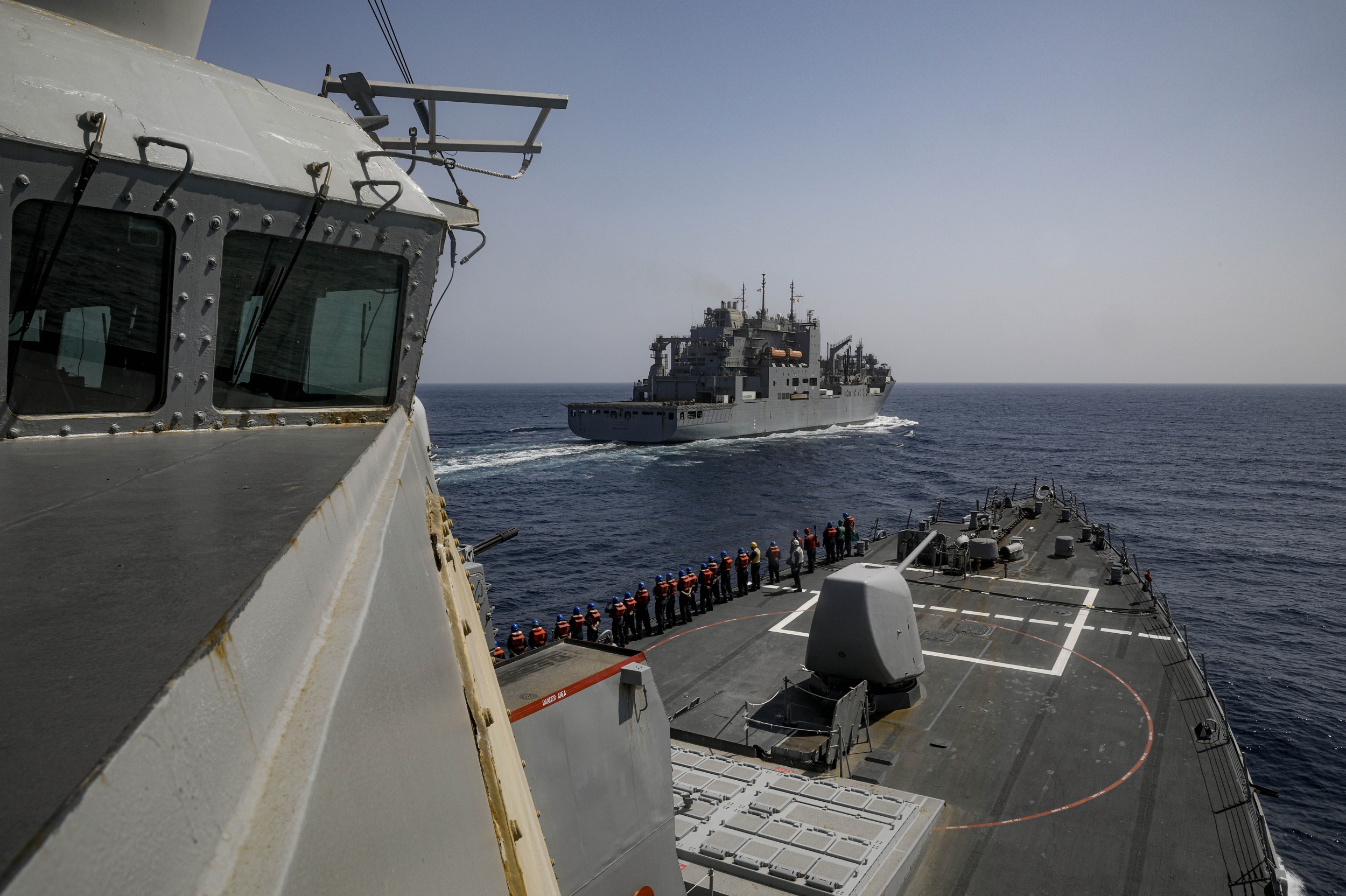 US Redeploys Pacific Warship As Iran Threat Grows