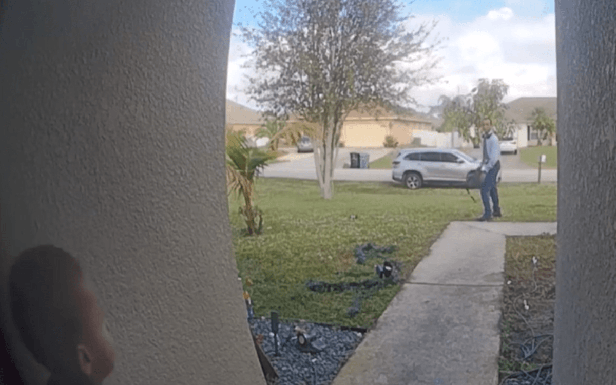 Dad Going To Work Told 'Wait' by Kids—Unprepared for What Ring Cam Captures