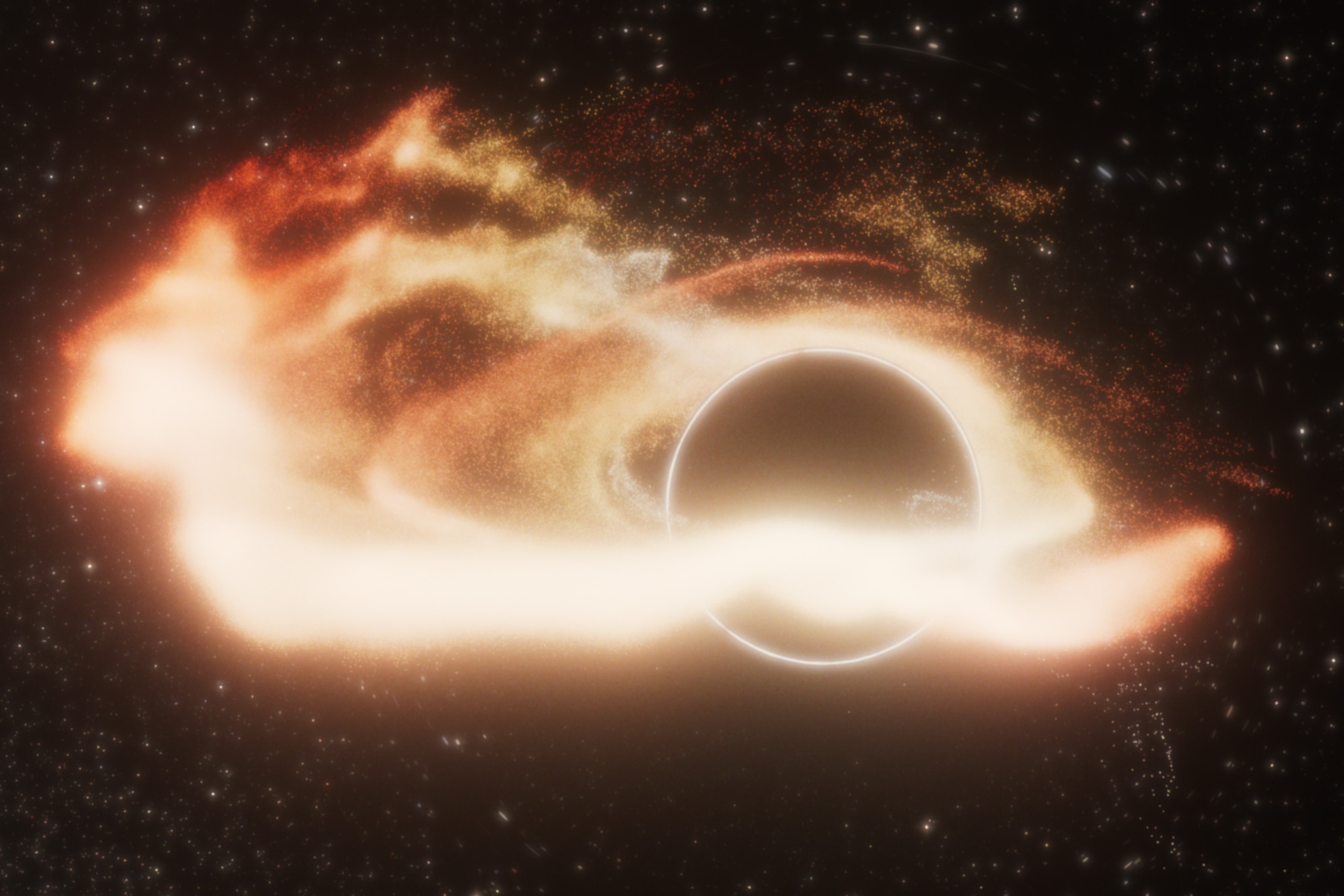 'Space Jaws': NASA Reveals Roaming Monster Black Hole That's Eating Stars
