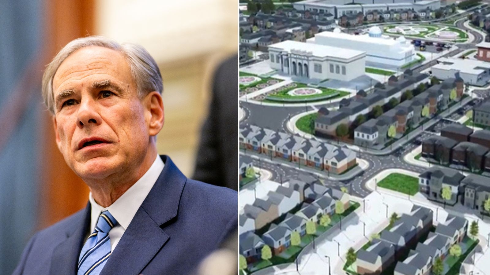 Greg Abbott Says All Construction Halted for Muslim 'EPIC City'