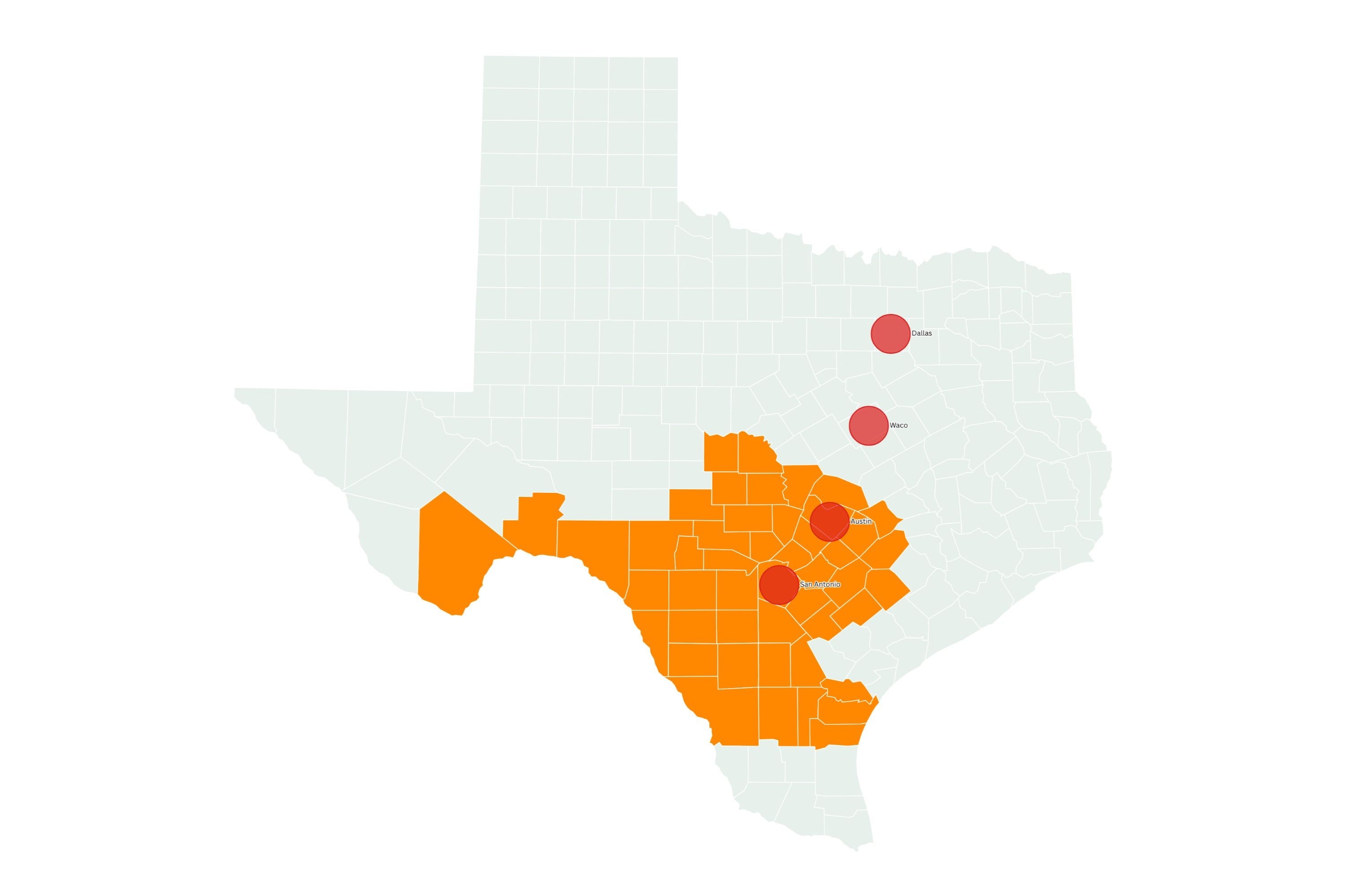Map Shows Texas Cities Where 'Blazing Heat' May Break Records