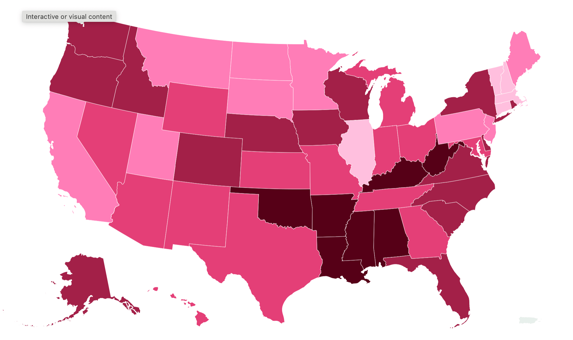 Map Shows States Where Student Loan Delinquencies Are Highest
