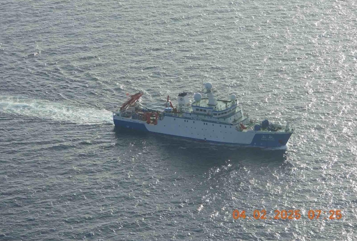 China Research Ship 'Loitering' Near Undersea Cables: Report