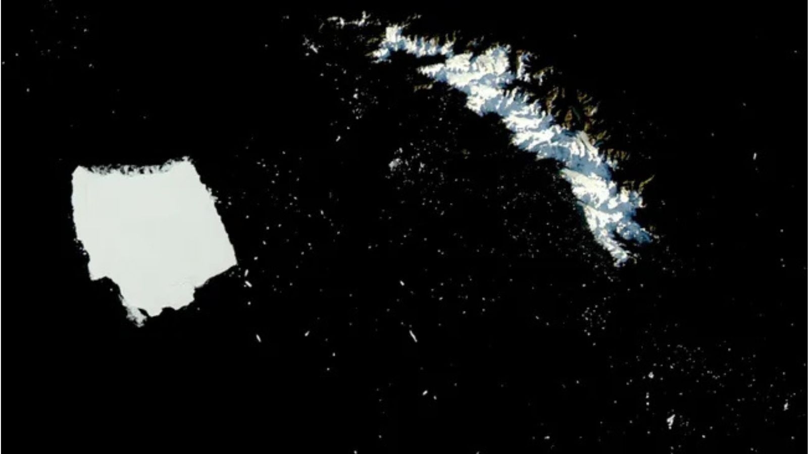 Satellite Photo Shows World's Largest Iceberg Breaking Into Thousands of Pieces