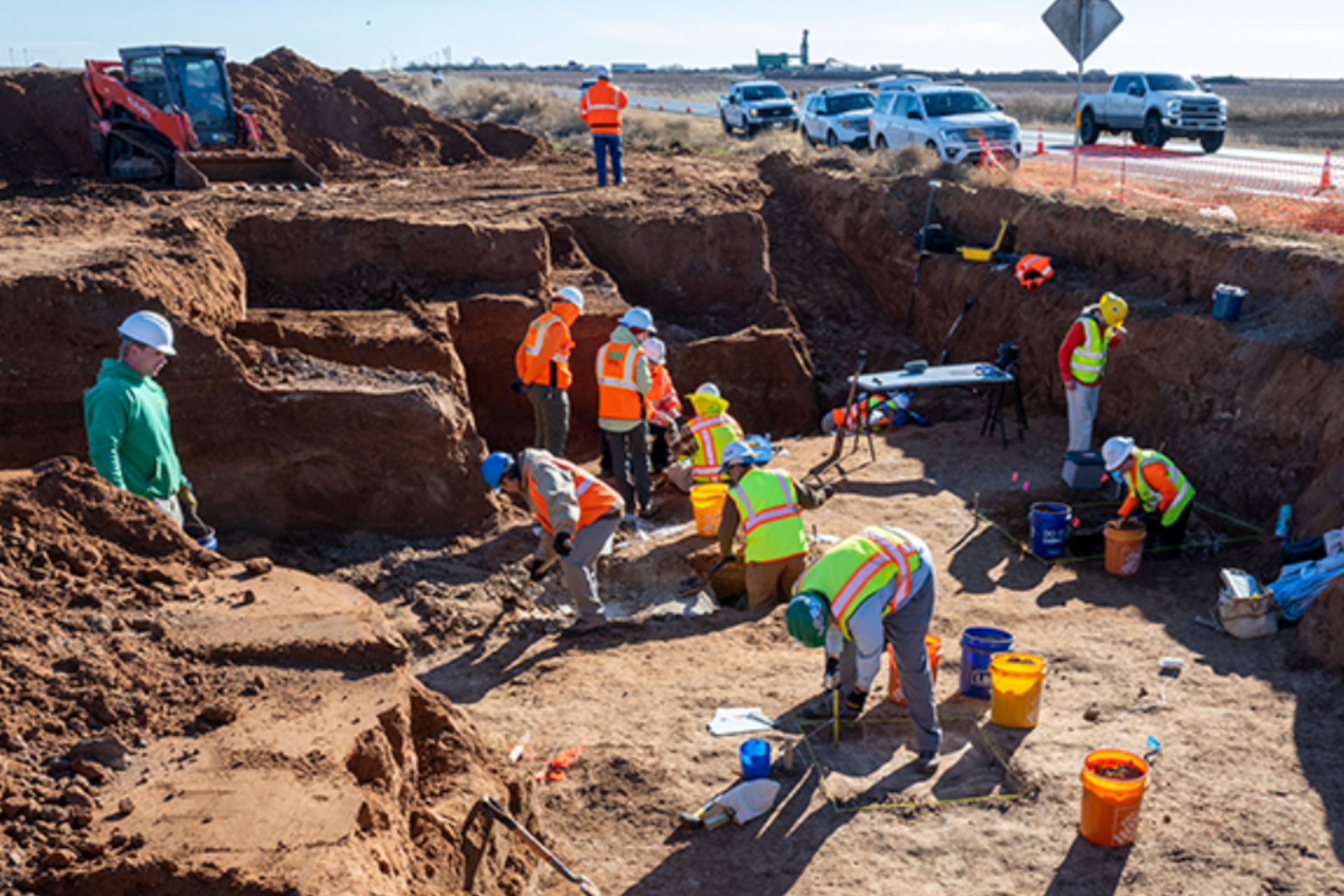 Texas DOT Uncovers Bones of 'Colossal Creatures'