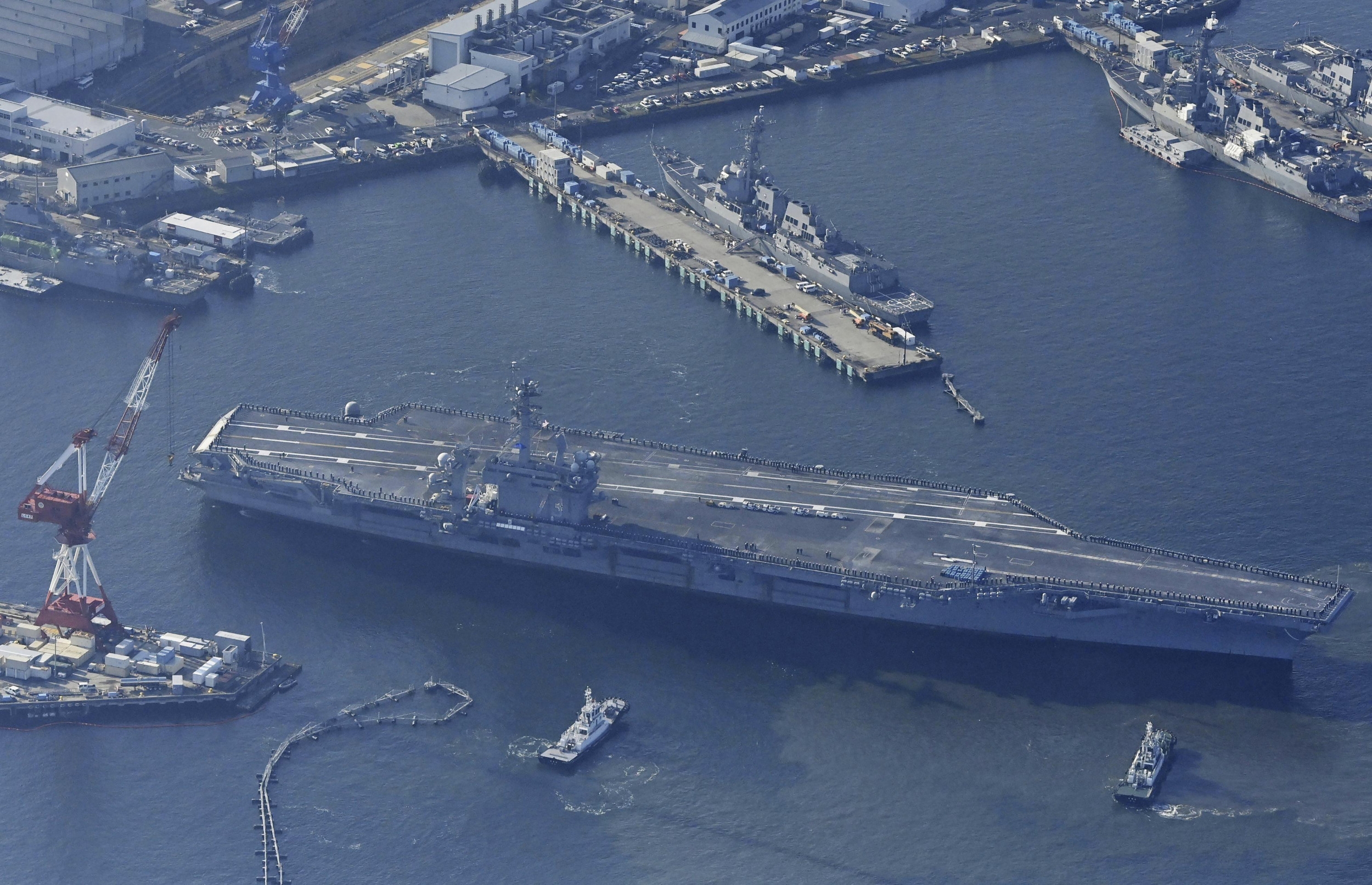 Photos Show US and China's Aircraft Carriers Deployed to Pacific Waters