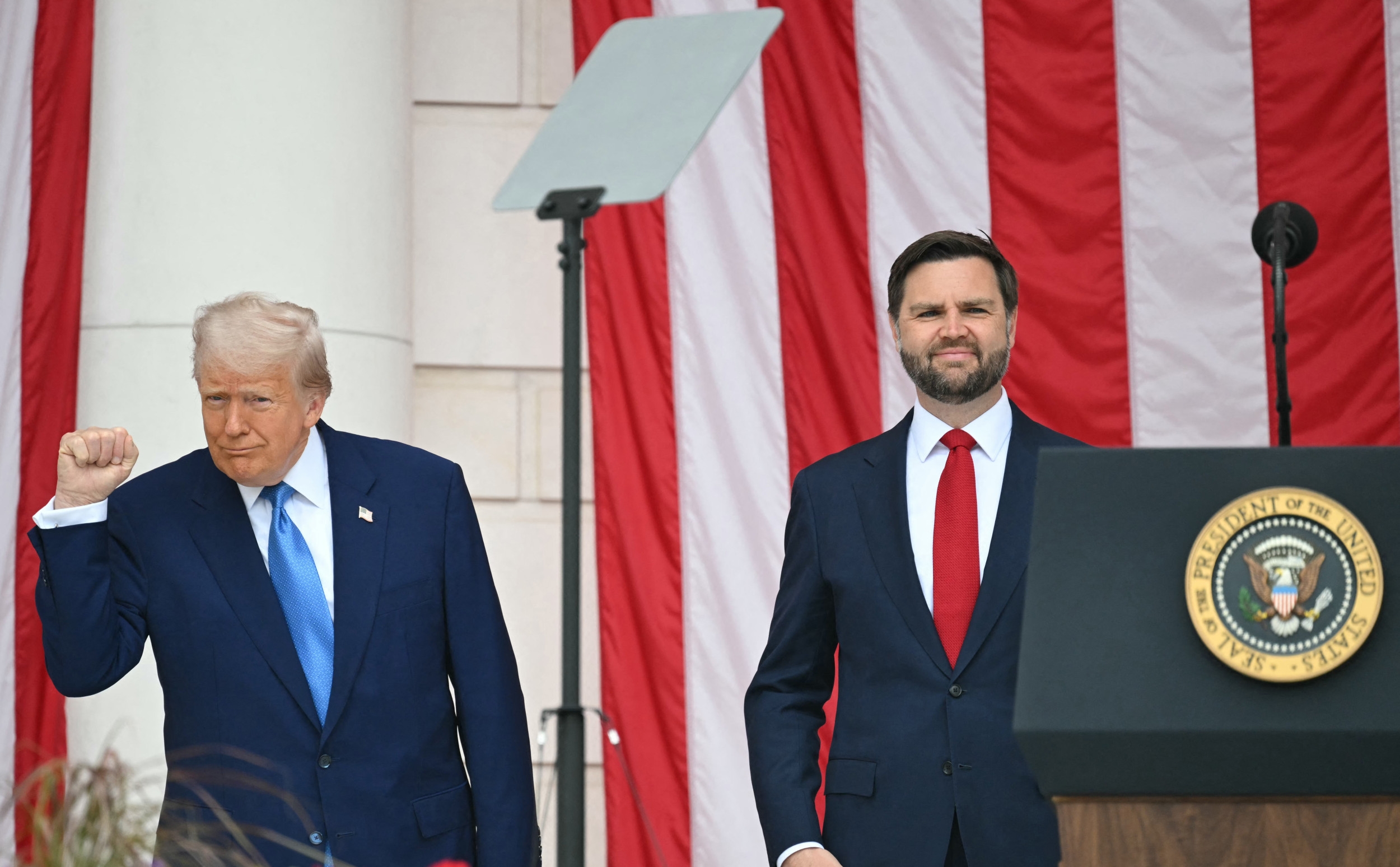 Trump Makes Biden Jibe During Arlington Memorial Day Address