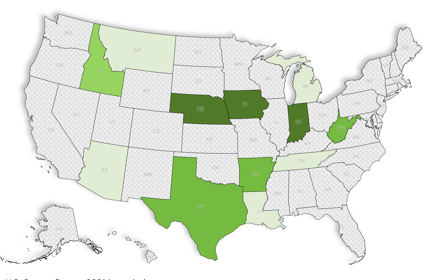 SNAP Update: Map Shows States Banning Junk Purchases