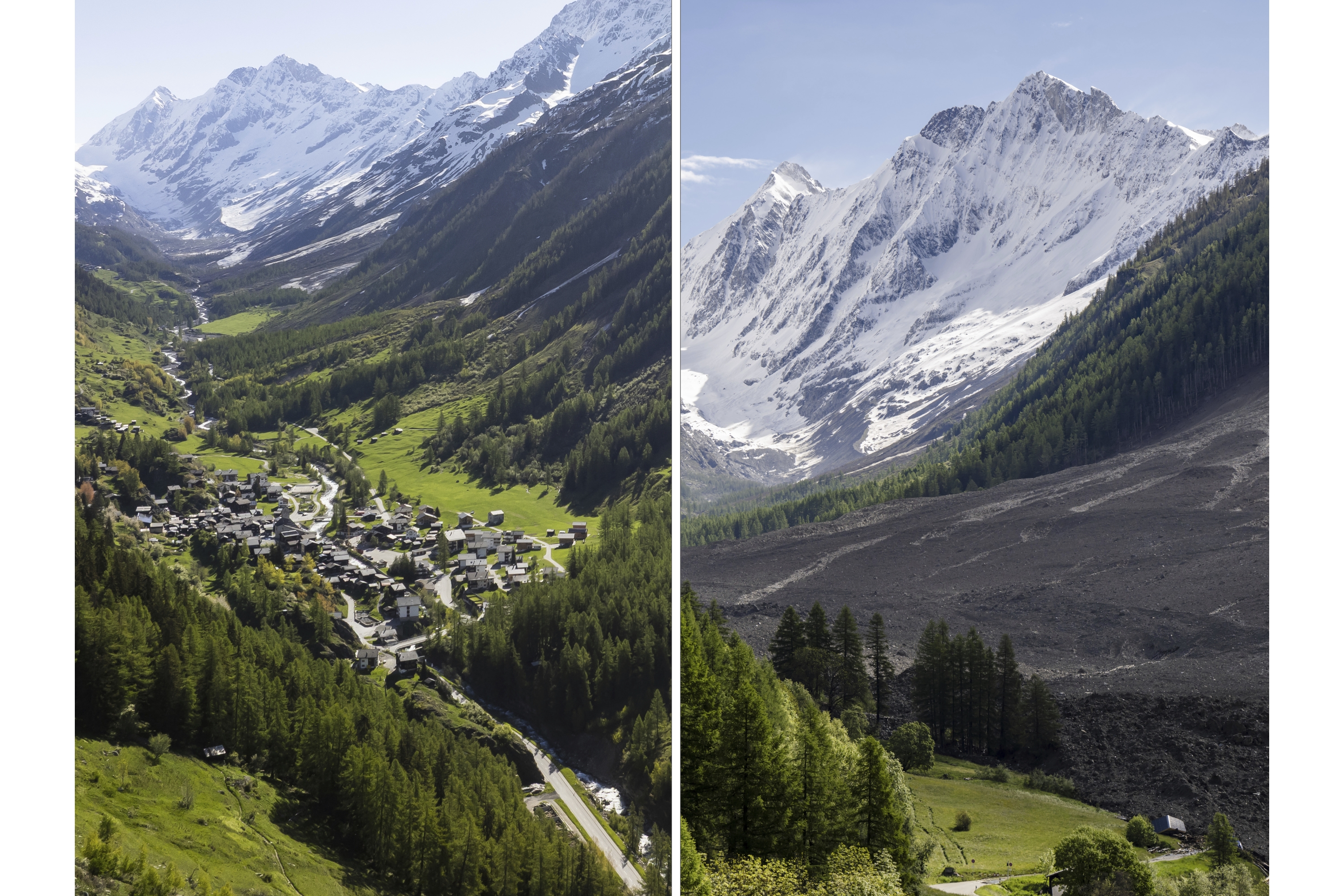 Video Shows Glacier Collapse Destroy Village—'Catastrophe'