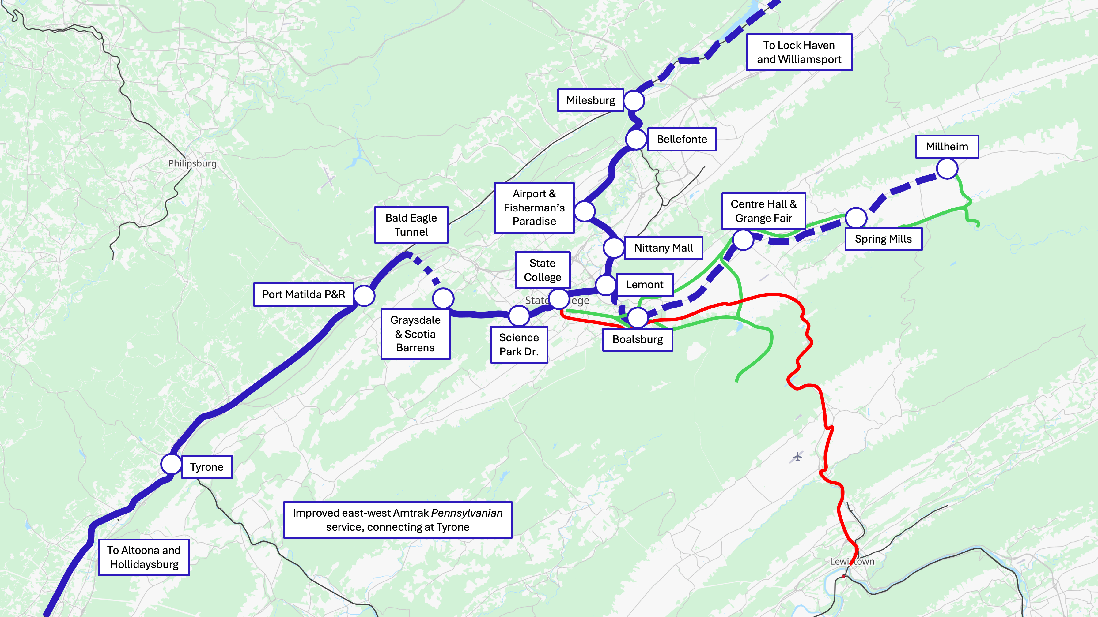 Pennsylvania Group Proposes Alternative Rail Plan for State